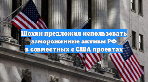 Шохин предложил использовать замороженные активы РФ в совместных с США проектах