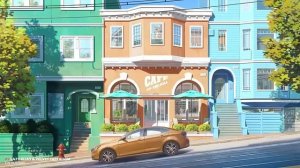 The cafe on the hill. Jazzy lofi beats