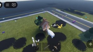 Убегаем вместе с подписчиком Глебом от носорога в роблокс