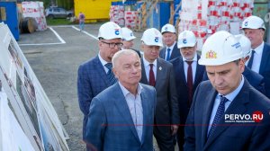 Денис Паслер в ходе рабочей поездки посетил стадион «Уральский Трубник»