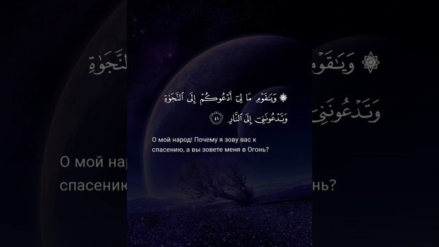 Сура 40 Гафир (Прощающий) | Ясир Ад-Даусари смотреть онлайн