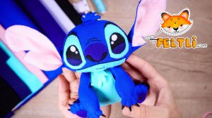 Мастер-класс Стич своими руками / СТИЧ из фетра своими руками / Выкройка Стича / DIY Stitch