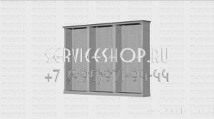 Торговые стеллажи с экономпанелью вместе