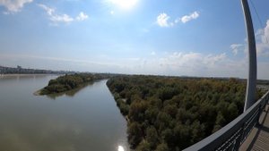 ПРОГУЛКИ ПО ОМСКУ. ПО ЛЕНИНГРАДСКОМУ МОСТУ НА ЛЕВЫЙ БЕРЕГ.....