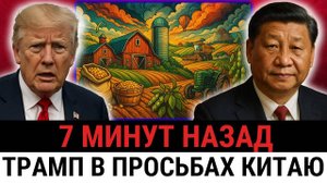 ТРАМП ТЕПЕРЬ ПРОСИТ Китай и союзников купить американскую сою — фермеры в ярости?
