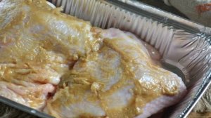 Куриные бедра с горчицей в духовке