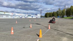 Gymkhana GP 2025 stage 5 / heat 4 / 51,94 / Daria Budagova / Yamaha MT-03 / 20.09.25