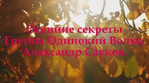Осенние секреты. (Премьера клипа 2025 г.)