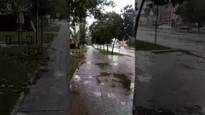 Прогулка под осенним дождем