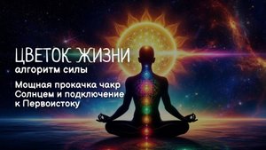 АКТИВАЦИЯ ЦВЕТКА ЖИЗНИ: МОЩНАЯ ПРОКАЧКА ЧАКР СОЛНЦЕМ И ПОДКЛЮЧЕНИЕ К ПЕРВОИСТОКУ