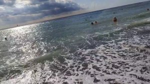 Пляж Сукко 20 сентября 2025 года. Демонтаж ограждения на пляже ВДЦ Смена.