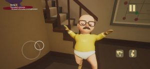 Балавство с малышом в жёлтом