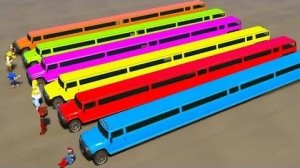 Самый длинный красочный лимузин с супергероями