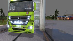 TRUCK SIMULATOR ULTIMATE, 8- мое видео, с музыкой, на самодельном руле.