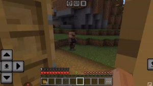 На нашу деревню напал житель грифер в майнкрафт!!!!