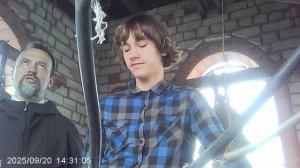 Колокольный звон к началу всенощного бдения 20 сентября 2025 с учеником Матвеем: благовест