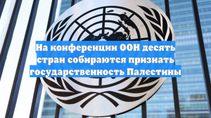 На конференции ООН десять стран собираются признать государственность Палестины
