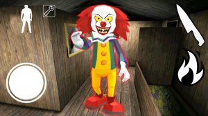УЖАСНЫЙ КЛОУН СОСЕД ГРЕННИ - Clown Neighbor Granny Escape