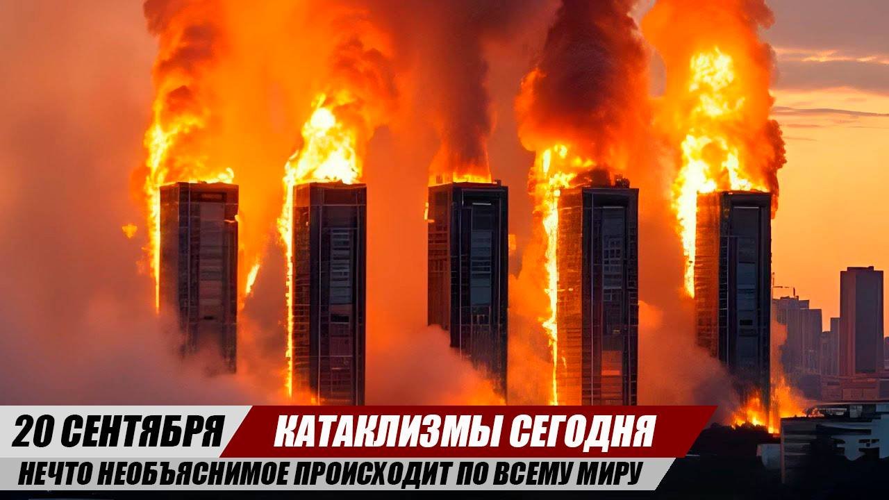 Новости Сегодня 20.09.2025 - ЧП, Катаклизмы, События Дня: Турция Пожары США Шторм Индия Наводнение