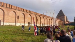 реконструкция сражения у крепостных стен