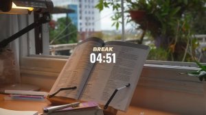 2 часа StudyWithMe | Calm Piano 🎹| Pomodoro 50-10 | Cloudy Day