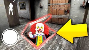 КОНЦОВКА ПРОТИВ КЛОУН ПЕННИВАЙЗ СОСЕД ГРЕННИ - Clown Neighbor Granny Escape