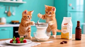 Как котики печенье пекли