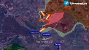 🇷🇺⚔️🇺🇦Армия России выбила врага из Шандриголово и штурмует центр Среднего, наступая к Лиману