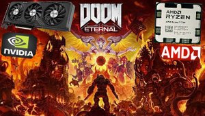 DOOM ETERNAL - TEST AMD RYZEN 7 7700 , GIGABYTE RTX 4060 8GB | ДУМ ЭТЕРНАЛ ТЕСТ МОЕГО КОМПЬЮТЕРА