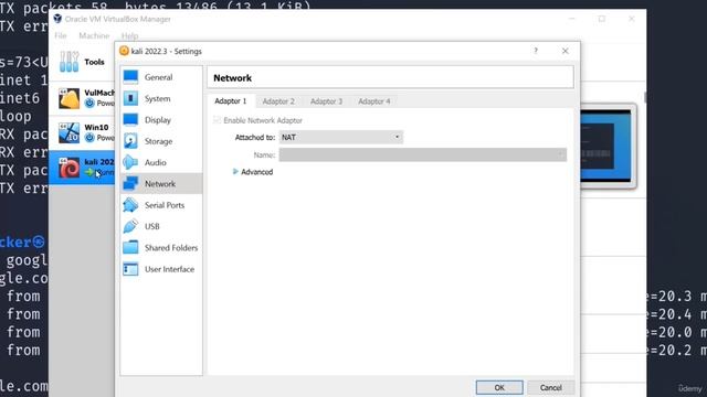 11. Устранение неполадок сетевого подключения в Kali Linux