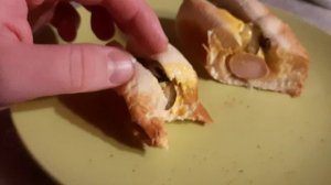 hot dog from Auchan store, Sergiev Posad