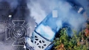 FPV Северян догоняет пикап ВСУ, второй дрон делает контроль
