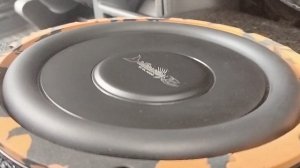 DL AUDIO Barracuda 8A Underseat. 
Ход динамика.
