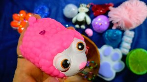 АСМР РАСПАКОВКА сквишей и антистрессов 🤗 ТАБА СКВИШИ лапки ✨ звуки АСМР сквишей 😍🤯