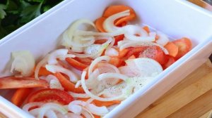 Караси в духовке с овощами