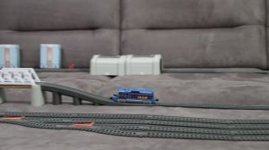 Железная дорога мост Power Train World Прыжки локомотивы