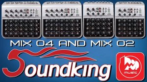 Микшеры SOUNDKING MIX02A, MIX02AU, MIX04A, MIX04AU