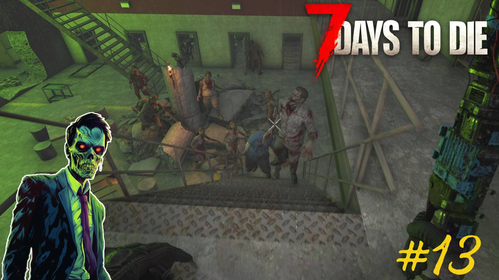 7 Days to Die #13 "Шокирующий" билд, который решает всё