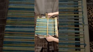 Как заправить основу 4 Ткачество.