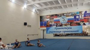 ТР КМС, Танник Ярослава - Матлахова Юлия - Матлахова Софья , СШ №1, Балансовое упражнение