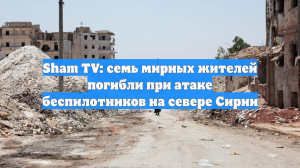 Sham TV: семь мирных жителей погибли при атаке беспилотников на севере Сирии