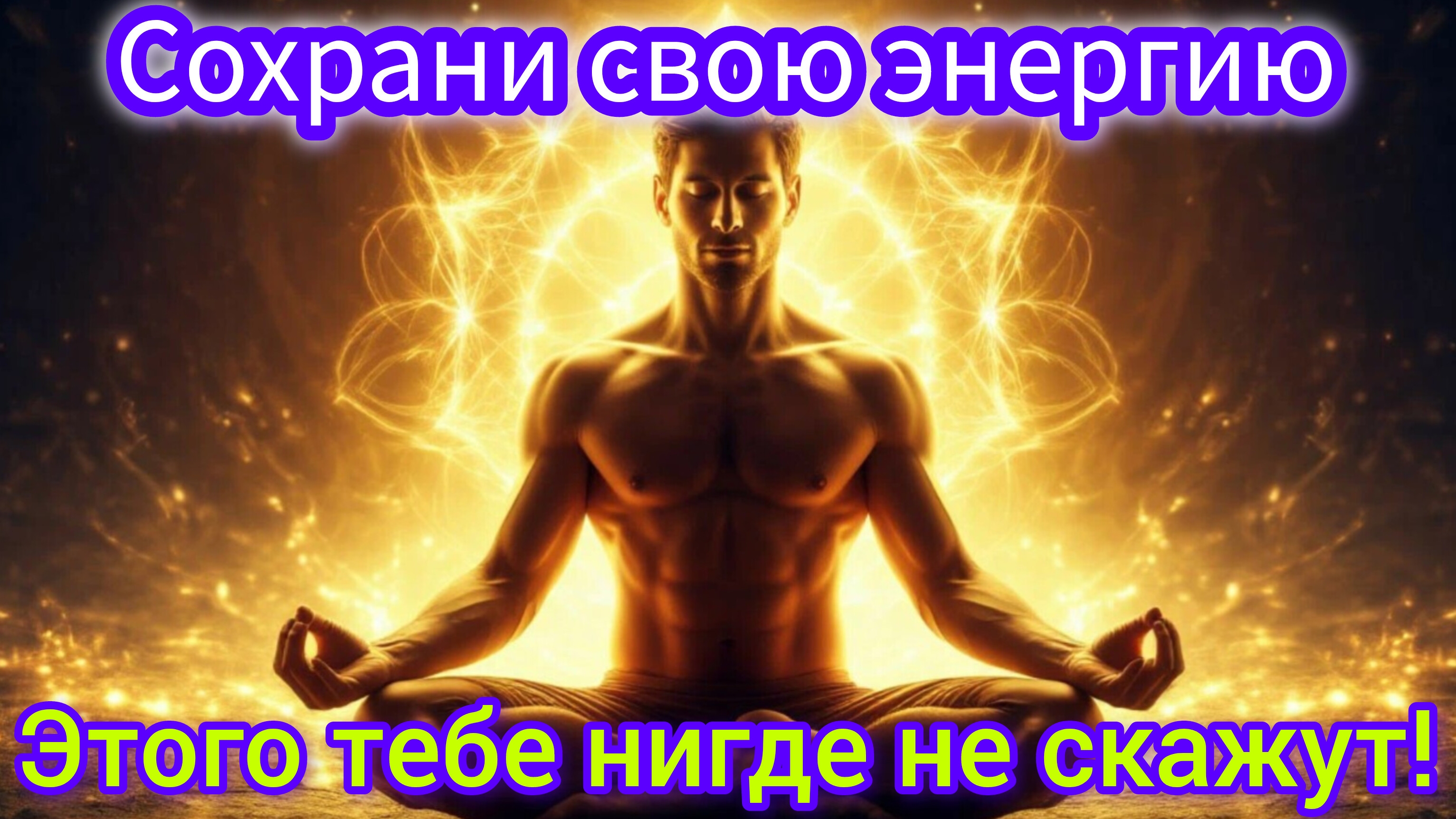 Как сохранить жизненную энергию?Этого тебе нигде не скажут!!!