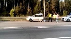 Авария на трассе М7 поворот на Мстеру