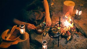 2 дня исцеления у костра – Одиночный кемпинг ASMR