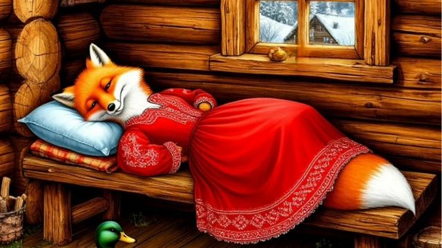 Аудиосказка. Лиса и лапотница. Русская народная сказка. смотреть онлайн