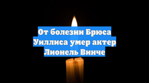 От болезни Брюса Уиллиса умер актер Лионель Винче
