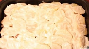 Куриное филе, запеченное с картофелем