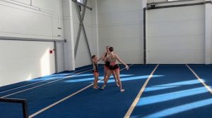 ТР 2 спортивный, Тихомирова П. - Пугач К. - Пугач П., КРОО ФСА, Темповое упражнение