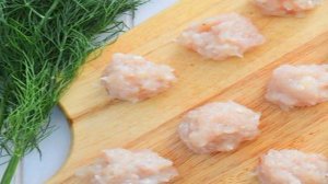 Куриные фрикадельки для супа