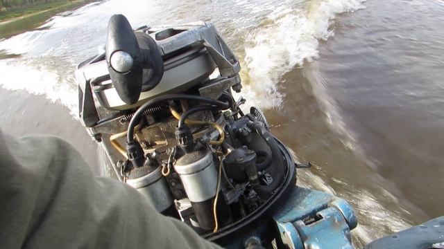 Вихрь 20 против Ямаха 9.9(15) на Казанке. смотреть онлайн